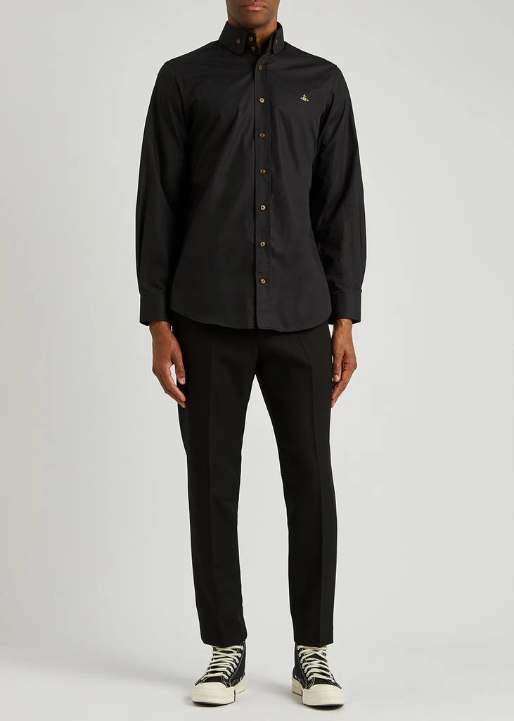 商品Vivienne Westwood|Two Button Krall black cotton shirt,价格¥1743,第4张图片详细描述