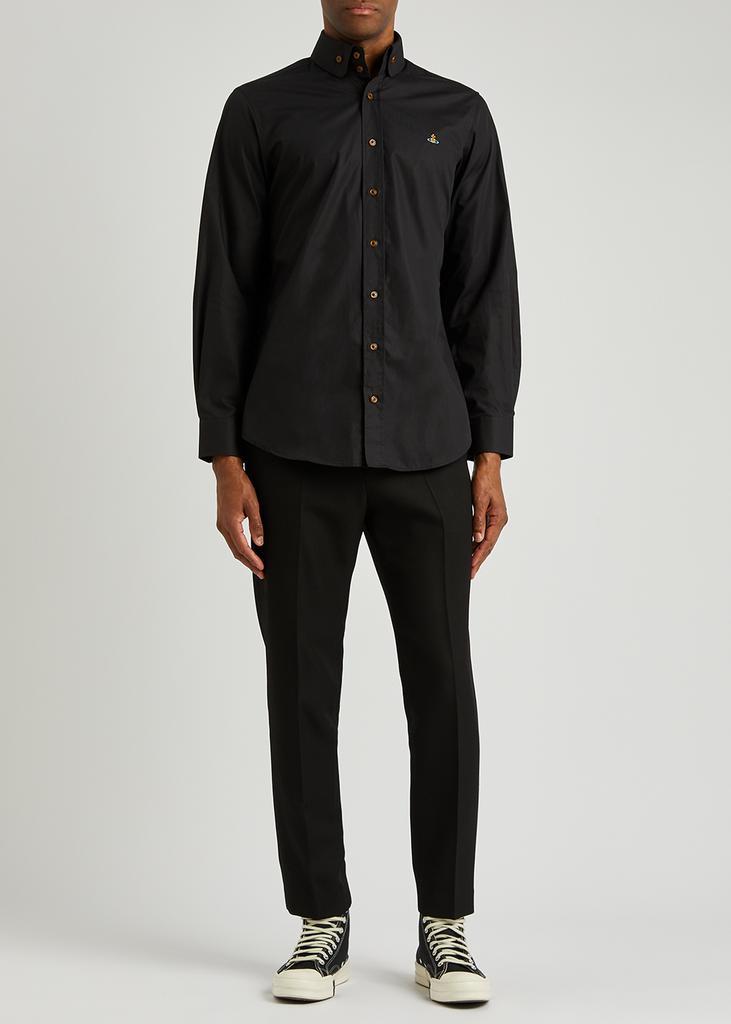商品Vivienne Westwood|Two Button Krall black cotton shirt,价格¥1467,第6张图片详细描述