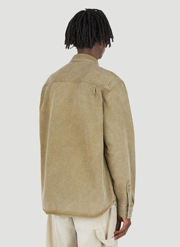 Monterey Overshirt Jacket in Khaki商品第4张图片规格展示