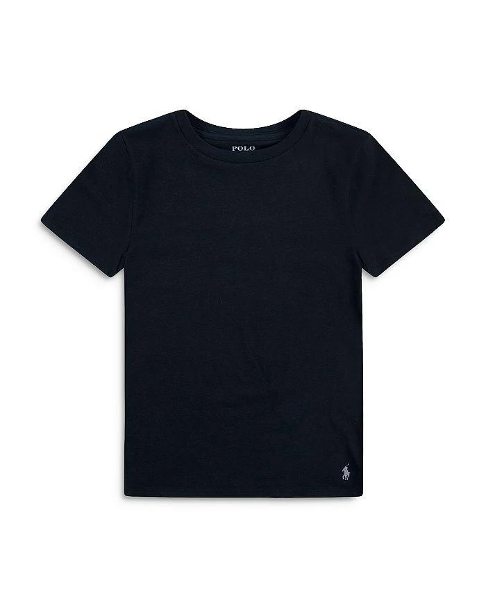 商品Ralph Lauren|Boys' Cotton Stretch Crewneck Tees, Pack of 3 - Big Kid,价格¥185,第5张图片详细描述