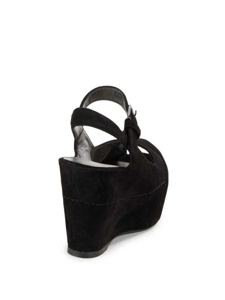 商品Stuart Weitzman|Carefree Suede Wedge Sandals,价格¥944,第2张图片详细描述