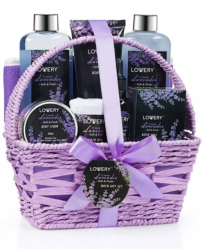 商品Lovery|Lavender and Jasmine Body Care 10 Piece Gift Set,价格¥225,第1张图片