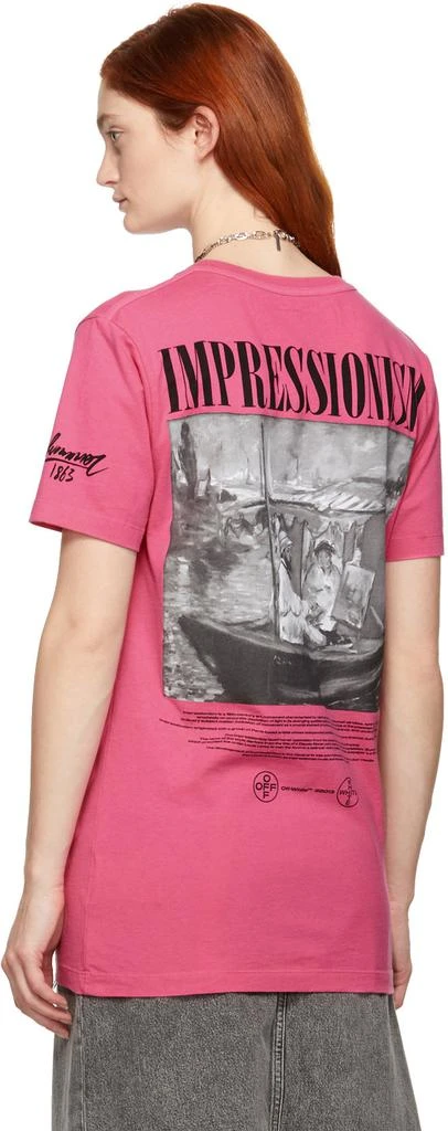 商品Off-White|Pink 'Impressionism' Boat T-Shirt,价格¥1782,第5张图片详细描述