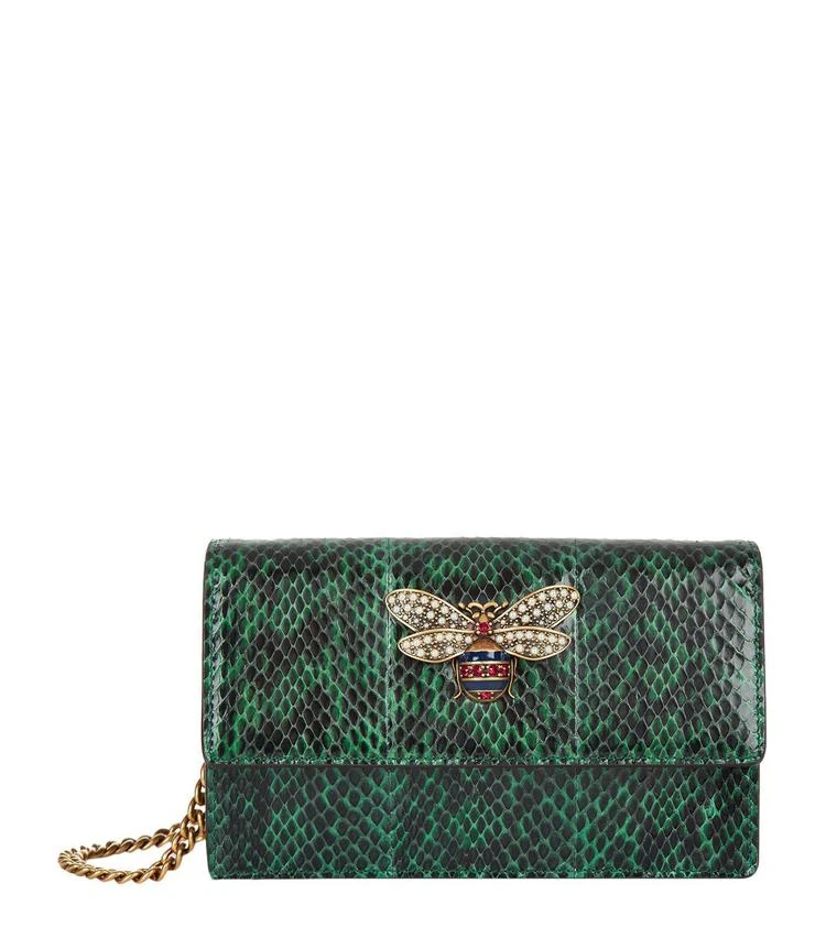 商品Gucci|Mini Queen Margaret Leather Bag,价格¥13678,第1张图片