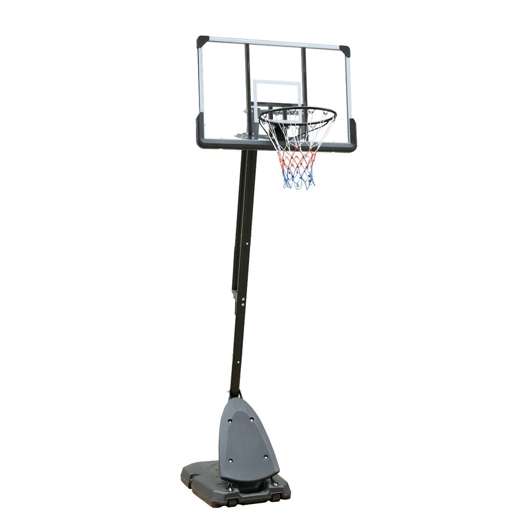 商品Simplie Fun|Use for Outdoor Height Adjustable 6 to 10FT Basketball Hoop 44 Inch Backboard Portable Basketball Goal System,价格¥2917,第1张图片