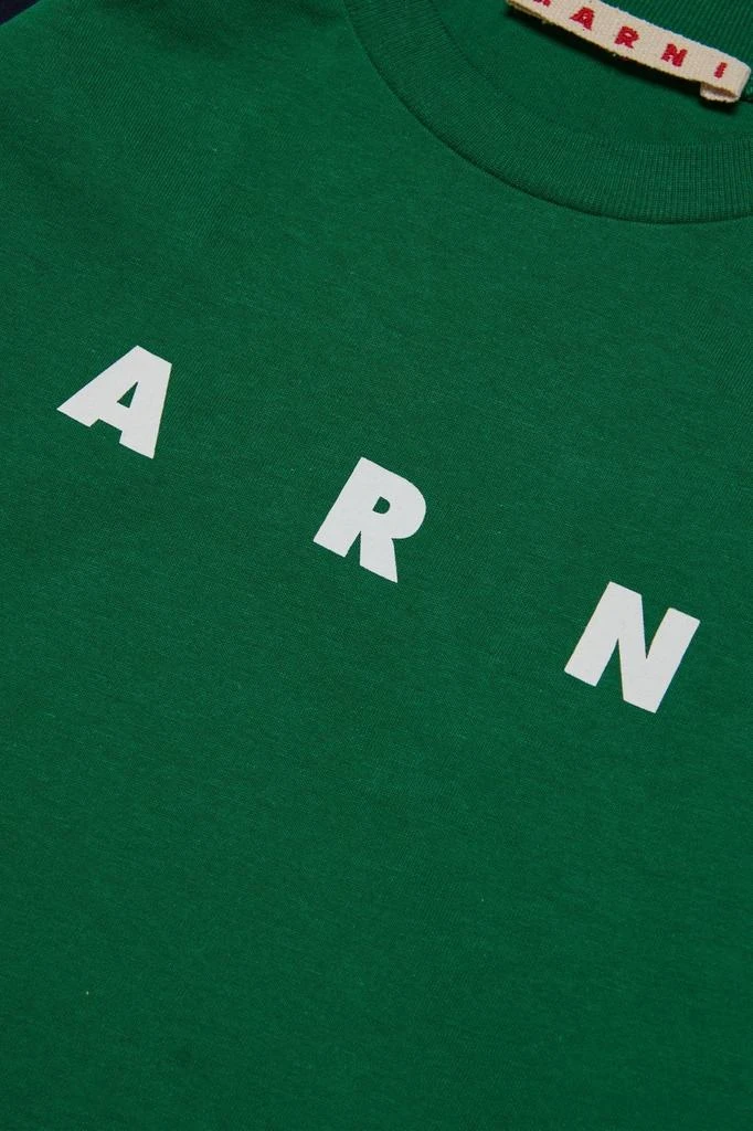 商品Marni|Marni Kids Logo Printed Crewneck T-Shirt,价格¥573,第3张图片详细描述