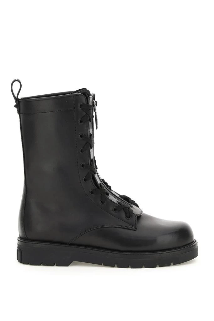 商品Valentino|Valentino garavani leather xcombat boots,价格¥5587,第1张图片