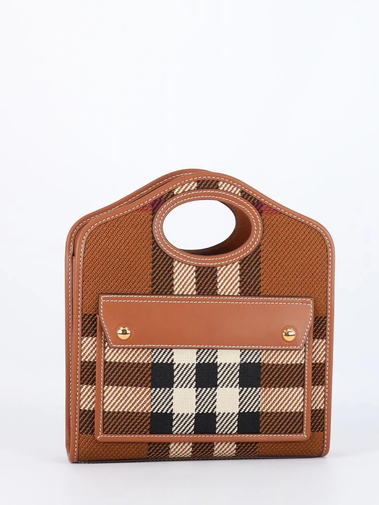 商品Burberry|Mini Check Pocket bag,价格¥11286,第1张图片