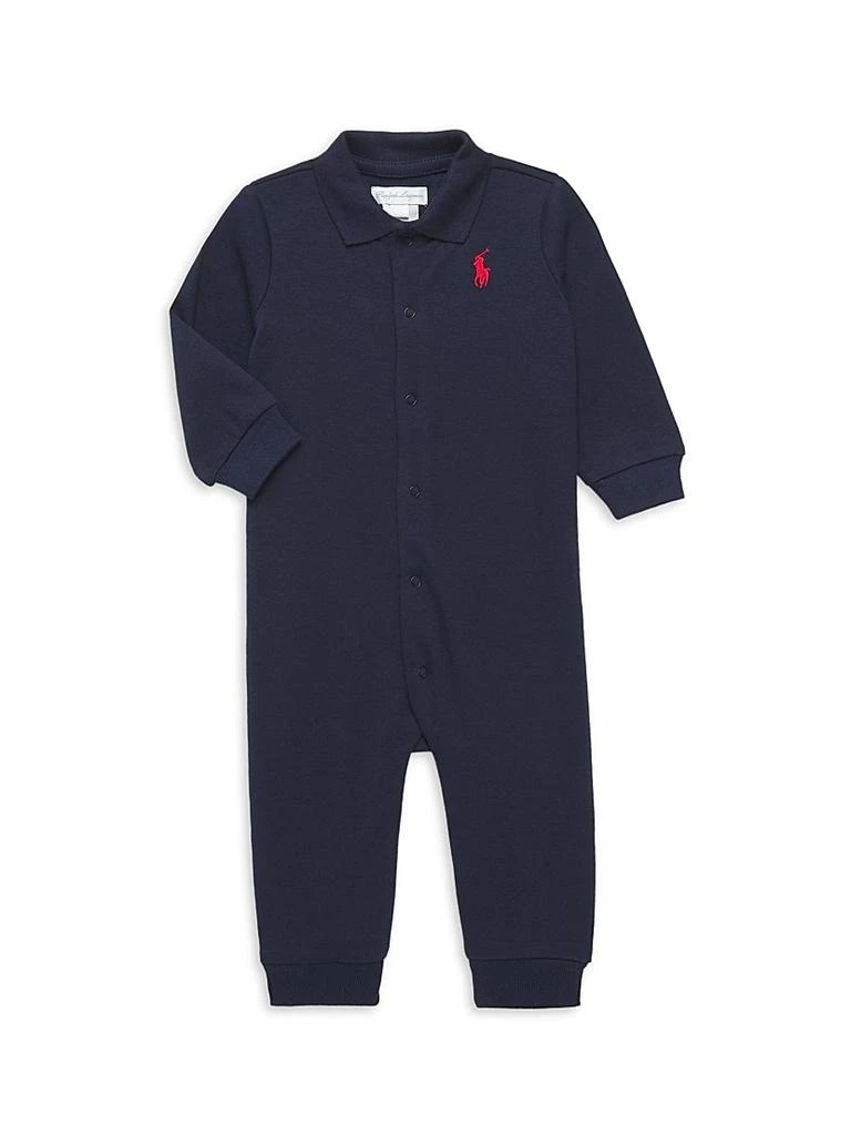 商品Ralph Lauren|Baby Boy's Interlock Classic Coverall,价格¥294,第1张图片详细描述