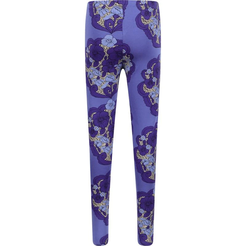 商品Mini Rodini|Flower frames organic leggings in purple,价格¥339,第2张图片详细描述