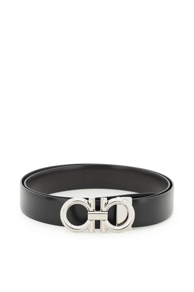 商品Salvatore Ferragamo|Salvatore ferragamo leather gancini reversible belt,价格¥2160,第1张图片