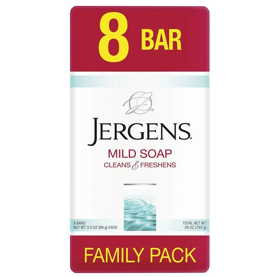 商品Jergens|Mild Soap - 8 Bar Pack,价格¥40,第1张图片