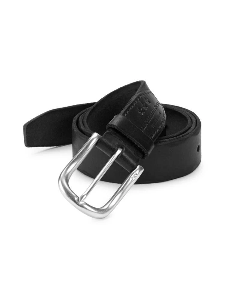 商品John Varvatos|Scalloped Edge Leather Belt,价格¥317,第4张图片详细描述