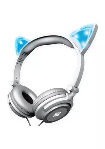 商品Polaroid|Kids Cat Ear Headphones With Light Up Ears,价格¥46,第1张图片