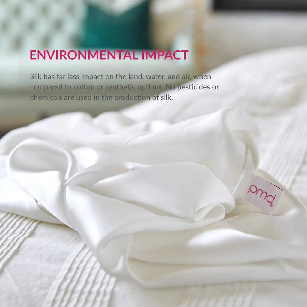 商品Perricone MD|PMD Silversilk Pillowcase - Rose,价格¥824,第3张图片详细描述