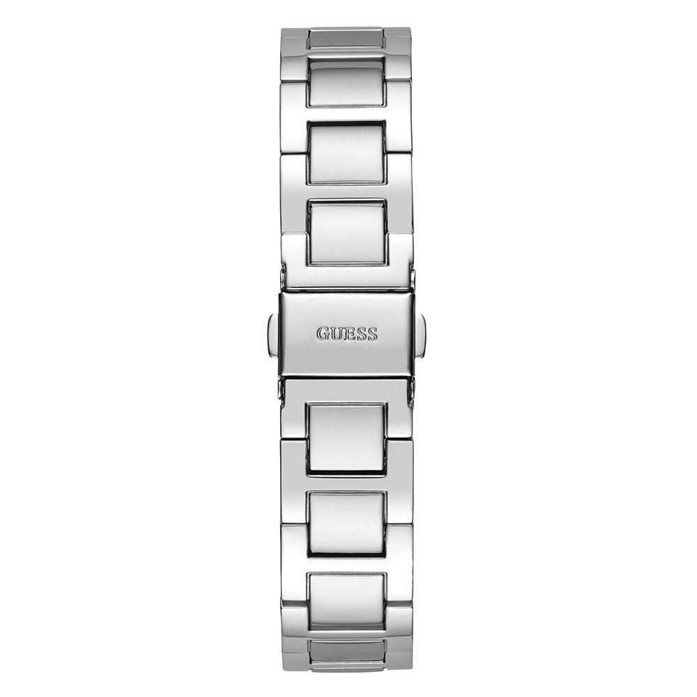 商品GUESS|Women's Silver-Tone Stainless Steel Bracelet Watch, 34mm,价格¥743,第6张图片详细描述