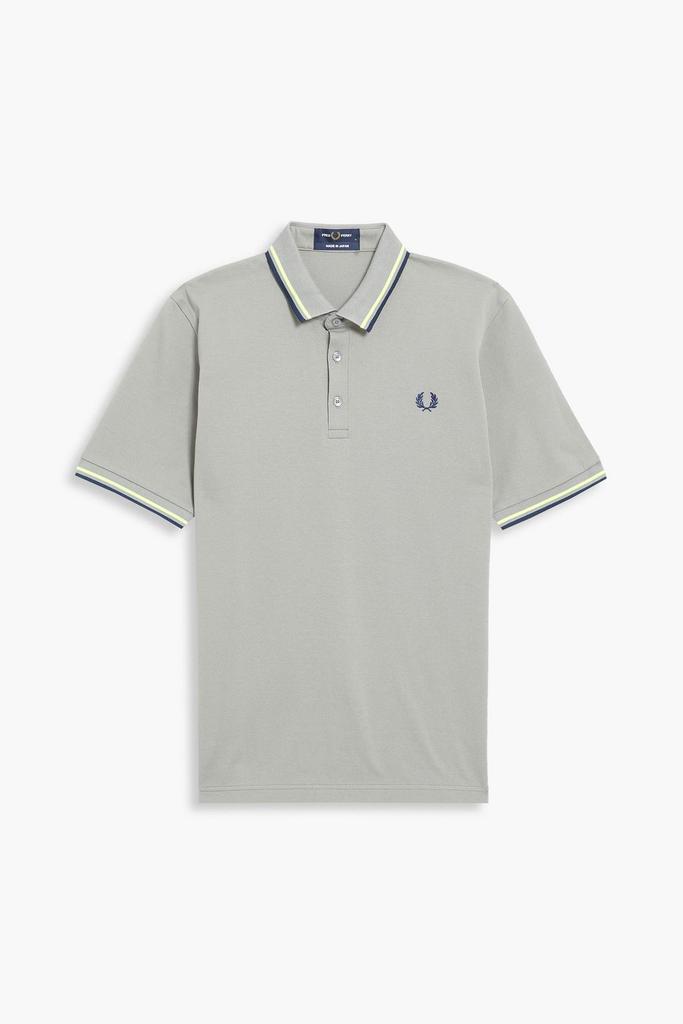 商品Fred Perry|Embroidered cotton-piqué polo shirt,价格¥398,第1张图片