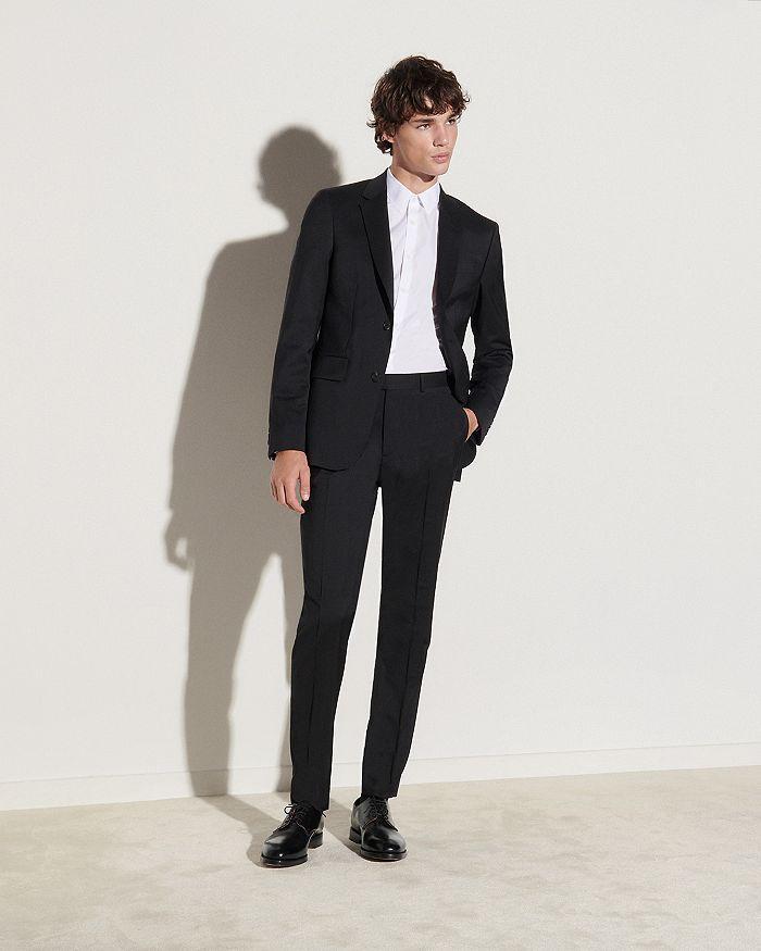 商品Sandro|Wool Blend Formal Night Suit Pants,价格¥1507,第5张图片详细描述