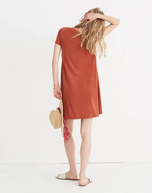商品Madewell|Sandwashed Swingy T恤连衣裙,价格¥476,第3张图片详细描述