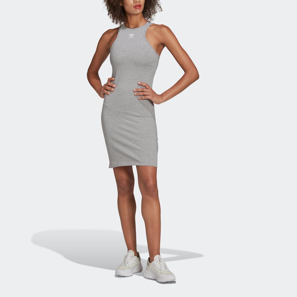 Women's adidas Adicolor Essentials Rib Tank Dress商品第1张图片规格展示