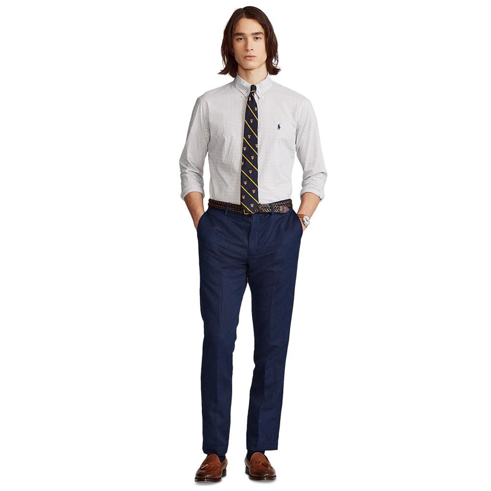 Men's Big & Tall Straight Fit Linen-Blend Pants商品第3张图片规格展示