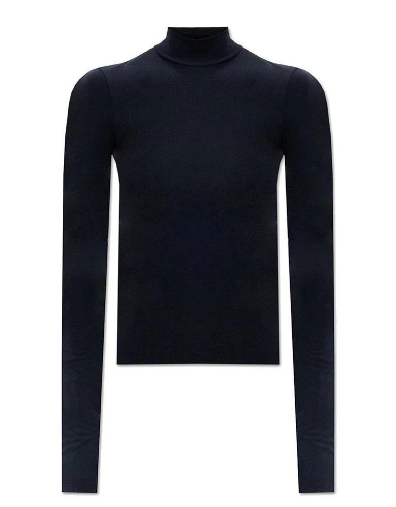 商品Helmut Lang|Helmut Lang Sheer Turtleneck Long Sleeve Top,价格¥1020,第1张图片