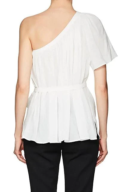 商品Helmut Lang|Cotton Belted One-Shoulder Top,价格¥586,第2张图片详细描述