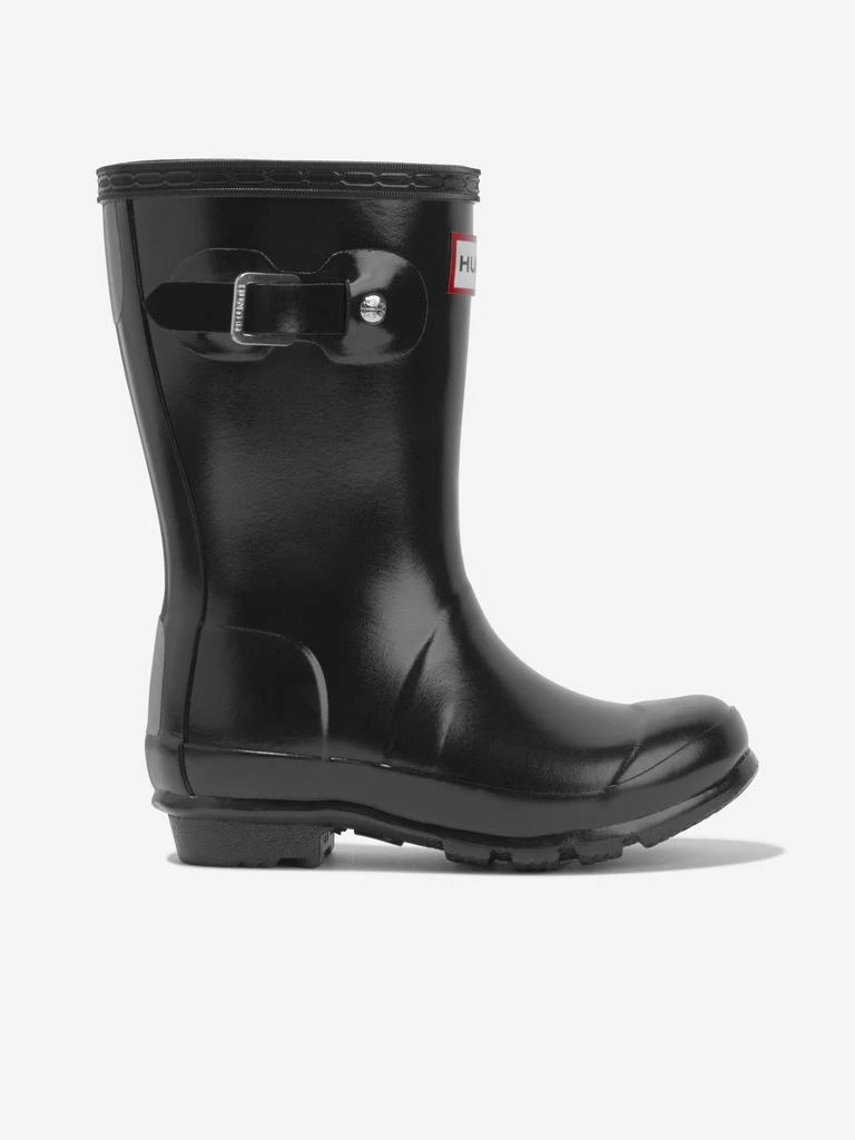 商品Hunter|Hunter Kids Original Gloss Wellington Boots in Black,价格¥492,第1张图片