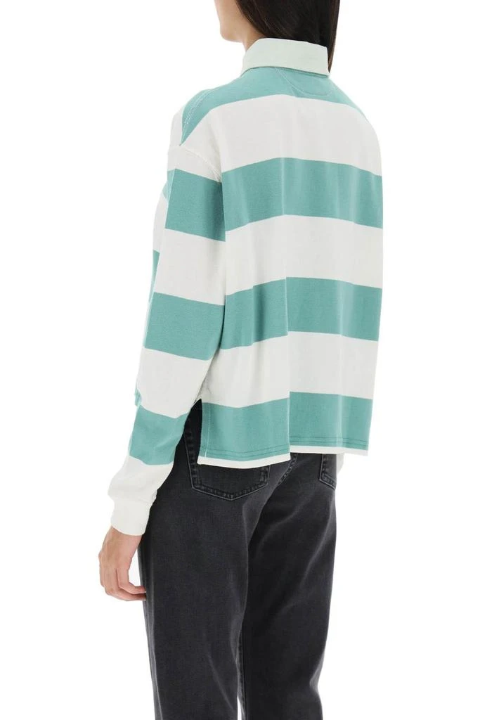 商品Ralph Lauren|CROPPED STRIPED POLO SHIRT,价格¥776,第4张图片详细描述