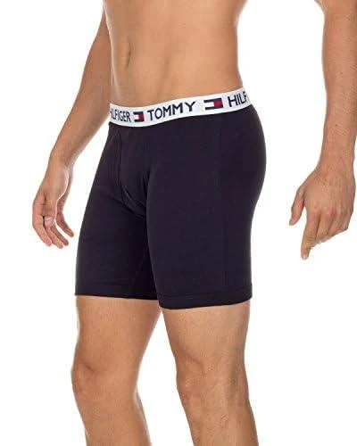 商品Tommy Hilfiger|Tommy Hilfiger Men's Underwear Cotton Classics 4-Pack Boxer Brief-Amazon Exclusive,价格¥241,第5张图片详细描述