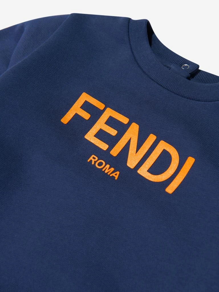 商品Fendi|Baby Logo Sweatshirt in Navy,价格¥1287,第3张图片详细描述