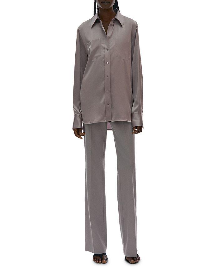 商品Helmut Lang|Core Stretch Silk Shirt,价格¥2944,第5张图片详细描述