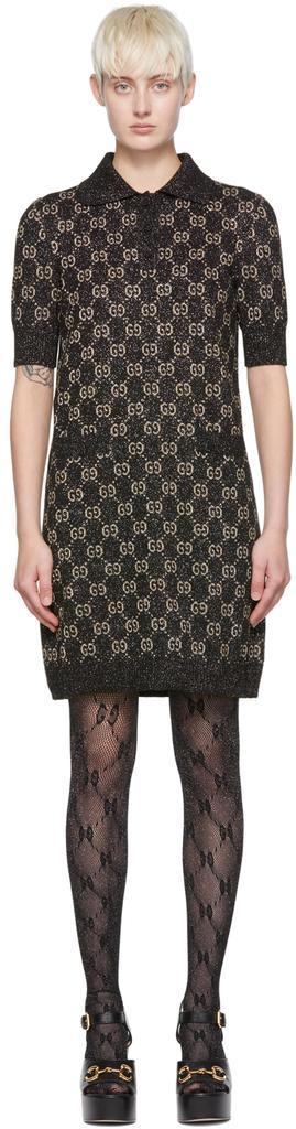 商品Gucci|黑色棉质连衣裙,价格¥15794,第1张图片