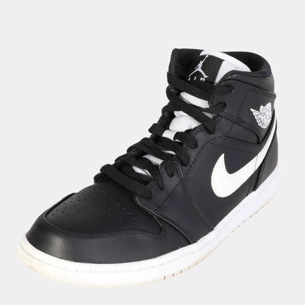 商品[二手商品] Jordan|Air Jordan 1 Retro Mid 'Black White' Sneakers (9.5 US) EU 42.5,价格¥2312,第2张图片详细描述
