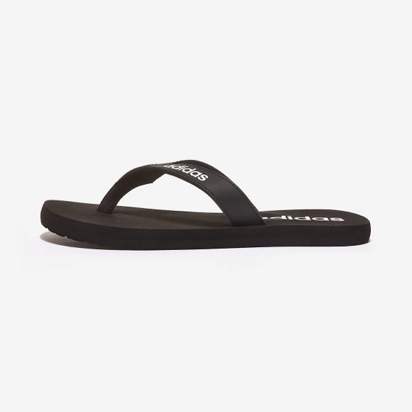 商品Adidas|【韩国直邮|包邮包税】阿迪达斯 EEZAY FLIP FLOP  凉鞋 沙滩鞋 拖鞋  EG2042 CBLACK/FTWWHT/CBLACK,价格¥149,第1张图片