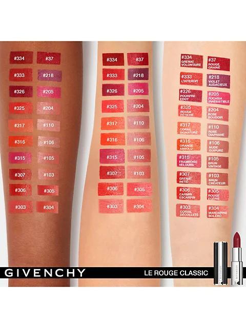 商品Givenchy|Le Rouge Satin Matte Lipstick,价格¥239-¥246,第4张图片详细描述