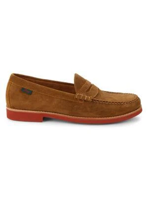 商品G.H. Bass|Larson Suede Penny Loafers,价格¥517,第1张图片