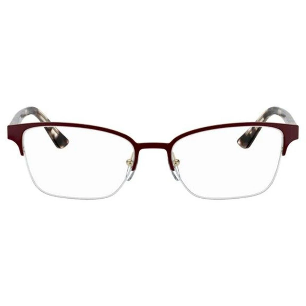 商品Prada|Prada Women's Eyeglasses - Bordeaux Rectangular Frame | PRADA 0PR 61XV 5521O152,价格¥674,第2张图片详细描述