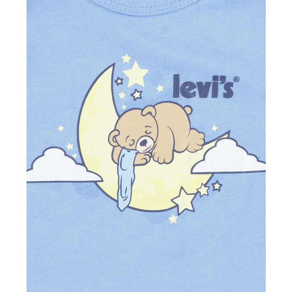 商品Levi's|Baby Boys Sleeping Under The Stars Bodysuit, Pack of 3,价格¥157,第5张图片详细描述