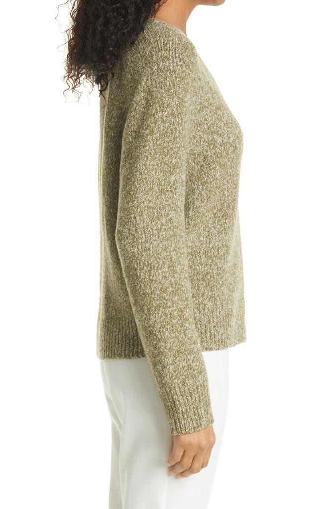 V-Neck Wool & Silk Blend Sweater商品第3张图片规格展示