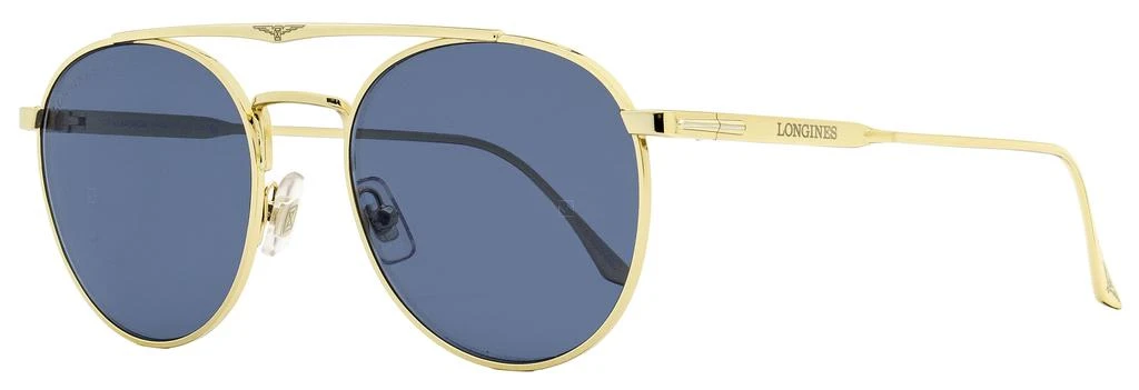 商品Longines|Longines Men's Oval Sunglasses LG0021 32V Gold 53mm,价格¥1113,第1张图片