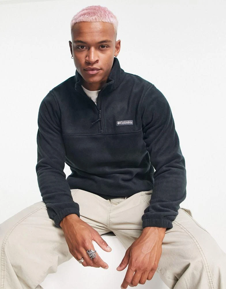 商品Columbia|Columbia Steens Mountain half zip fleece in black,价格¥416,第1张图片