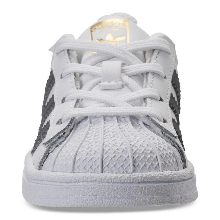 商品Adidas|男幼童Toddler Boys' Superstar Casual Sneakers from Finish Line,价格¥225,第4张图片详细描述