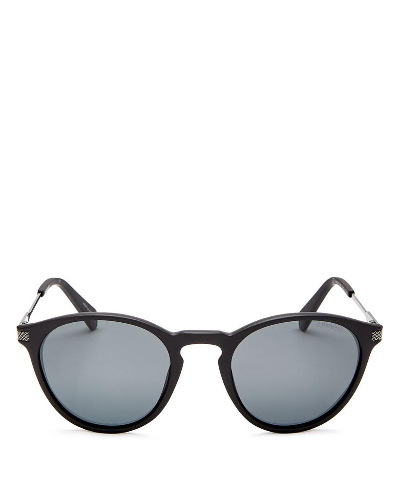 Men's Polarized Round Sunglasses, 48mm商品第1张图片规格展示