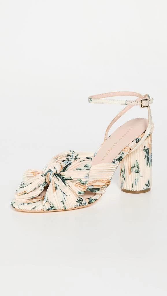 商品Loeffler Randall|Loeffler Randall Camellia 褶皱蝴蝶结高跟鞋,价格¥883,第2张图片详细描述