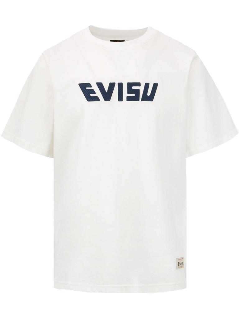 Evisu White Cotton T-shirt商品第1张图片规格展示