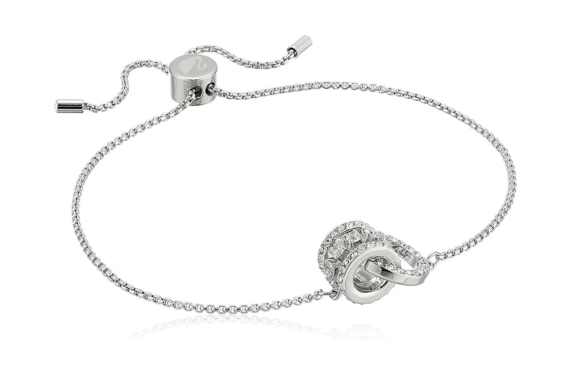 商品[国内直发] Swarovski|施华洛世奇 Further Bracelet小蛮腰 镀白金色 手链 女款 白色,价格¥1533,第9张图片详细描述