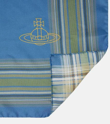 商品Vivienne Westwood|Tartan silk scarf,价格¥875,第4张图片详细描述