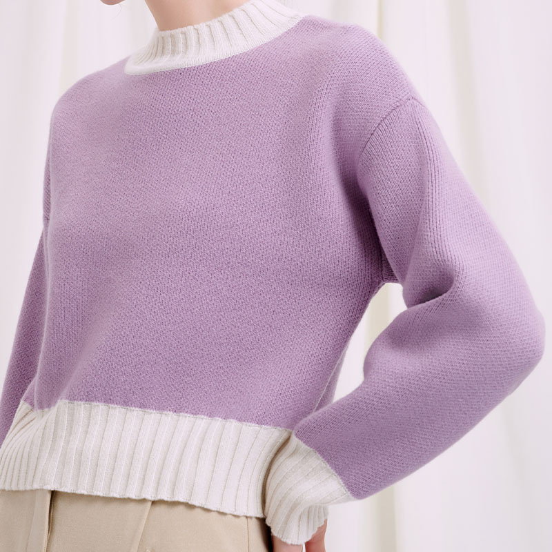 Zoie Wool Sweater - Lilac | Zoie羊毛毛衣 - 浅紫色商品第7张图片规格展示