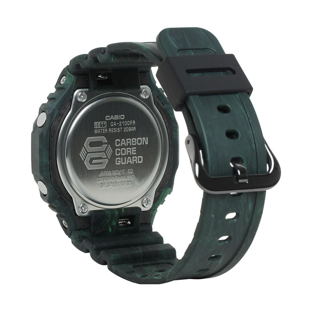 Men's Analog Digital Green Resin Strap Watch 45mm商品第2张图片规格展示